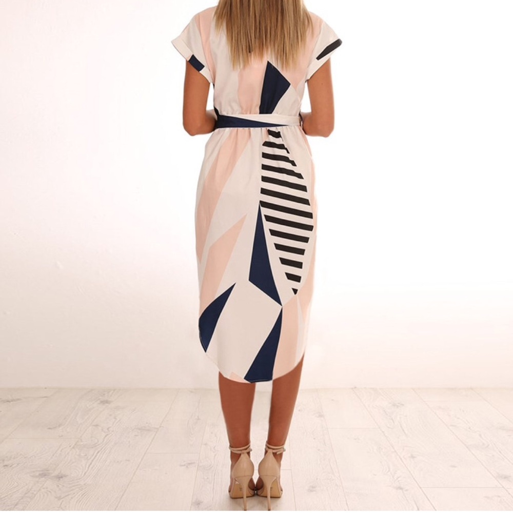 Midi Striped Dress - Picture 2 of 7